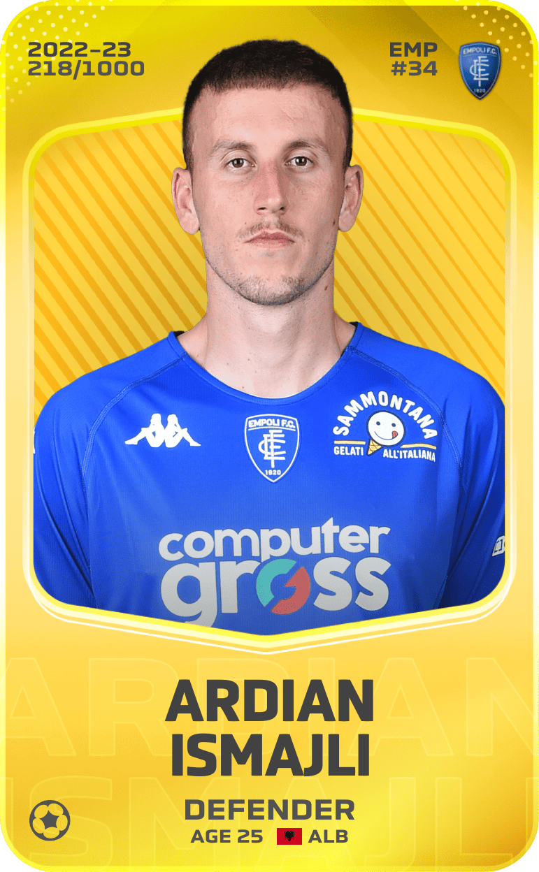 Ardian Ismajli 2022-23 • Limited 218/1000