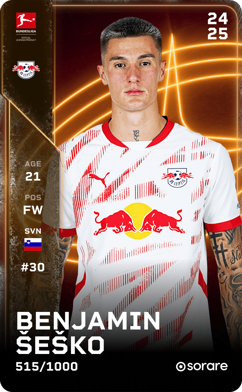 Benjamin Šeško 2024-25 • Limited 515/1000