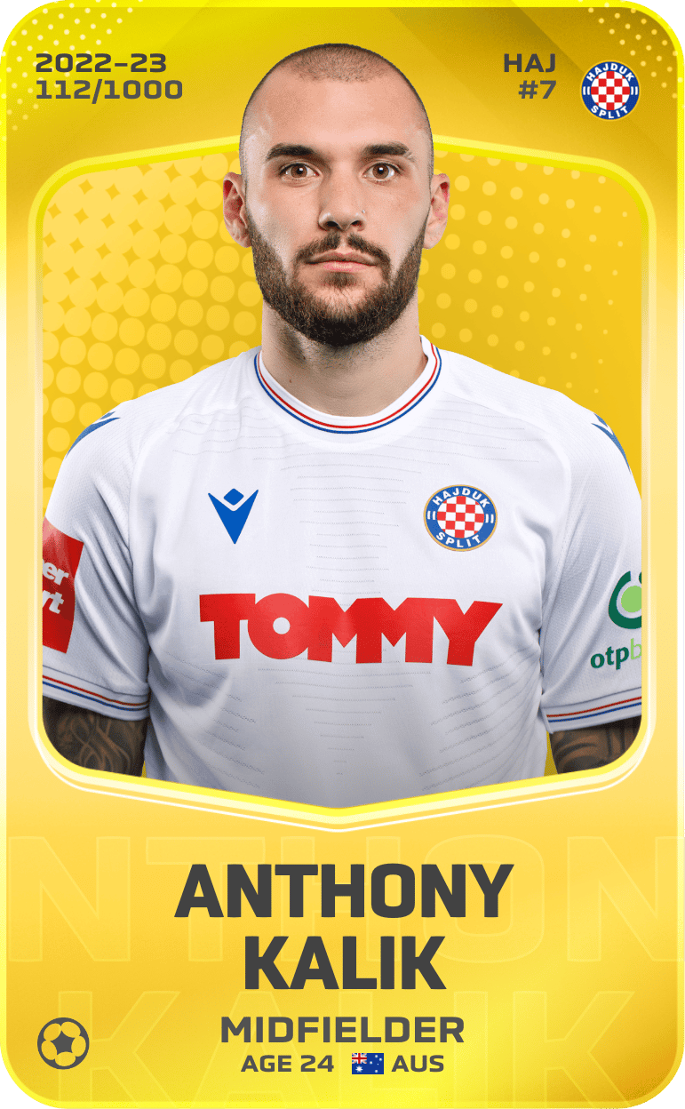 Anthony Kalik 2022-23 • Limited 112/1000