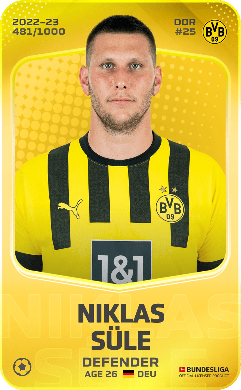 Niklas Süle 2022-23 • Limited 481/1000