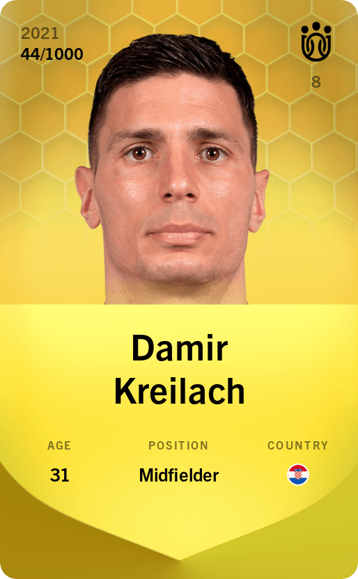 Damir Kreilach 2021-22 • Limited 44/1000