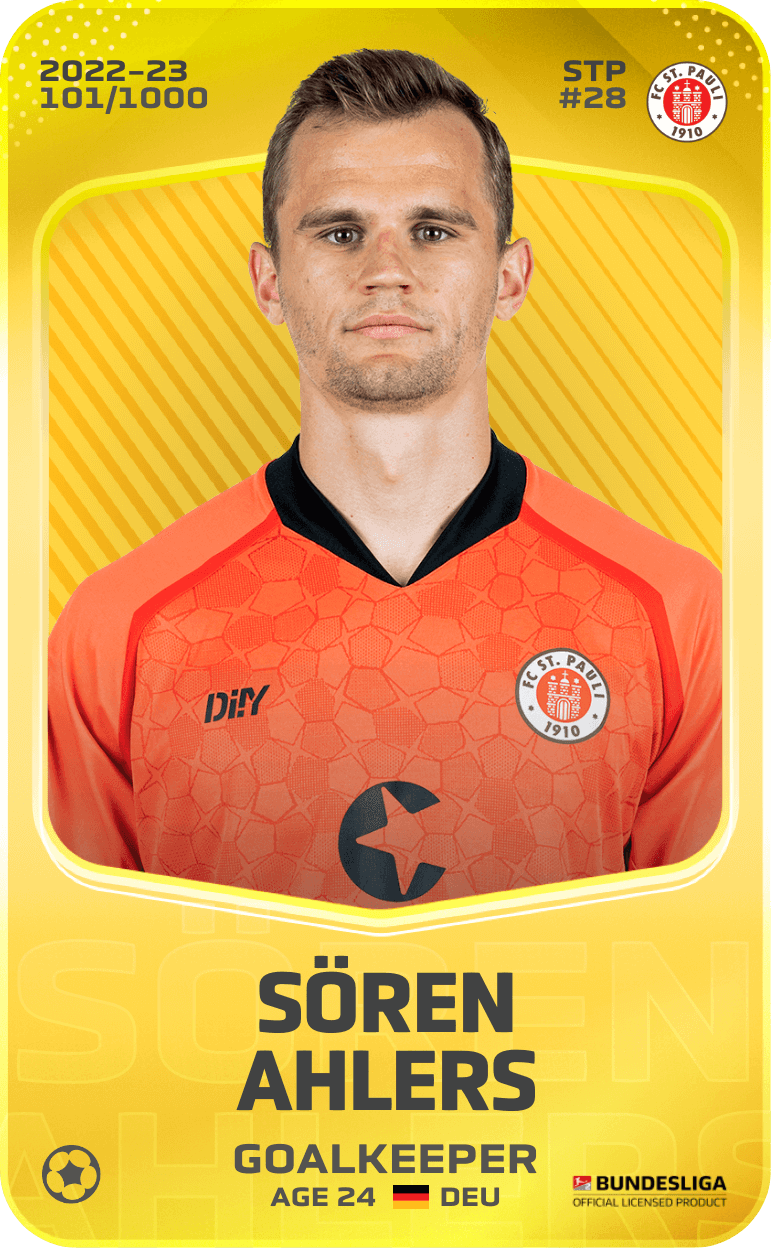 Sören Ahlers 2022-23 • Limited 101/1000