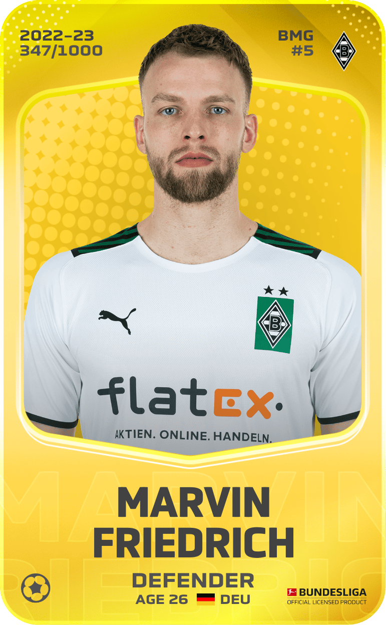 Marvin Friedrich 2022-23 • Limited 347/1000