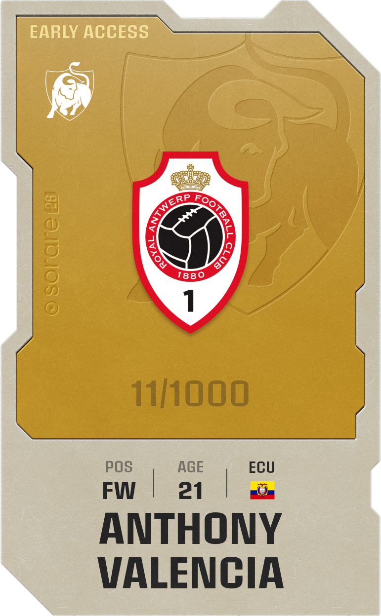 Anthony Valencia 2025-26 • Limited 11/1000