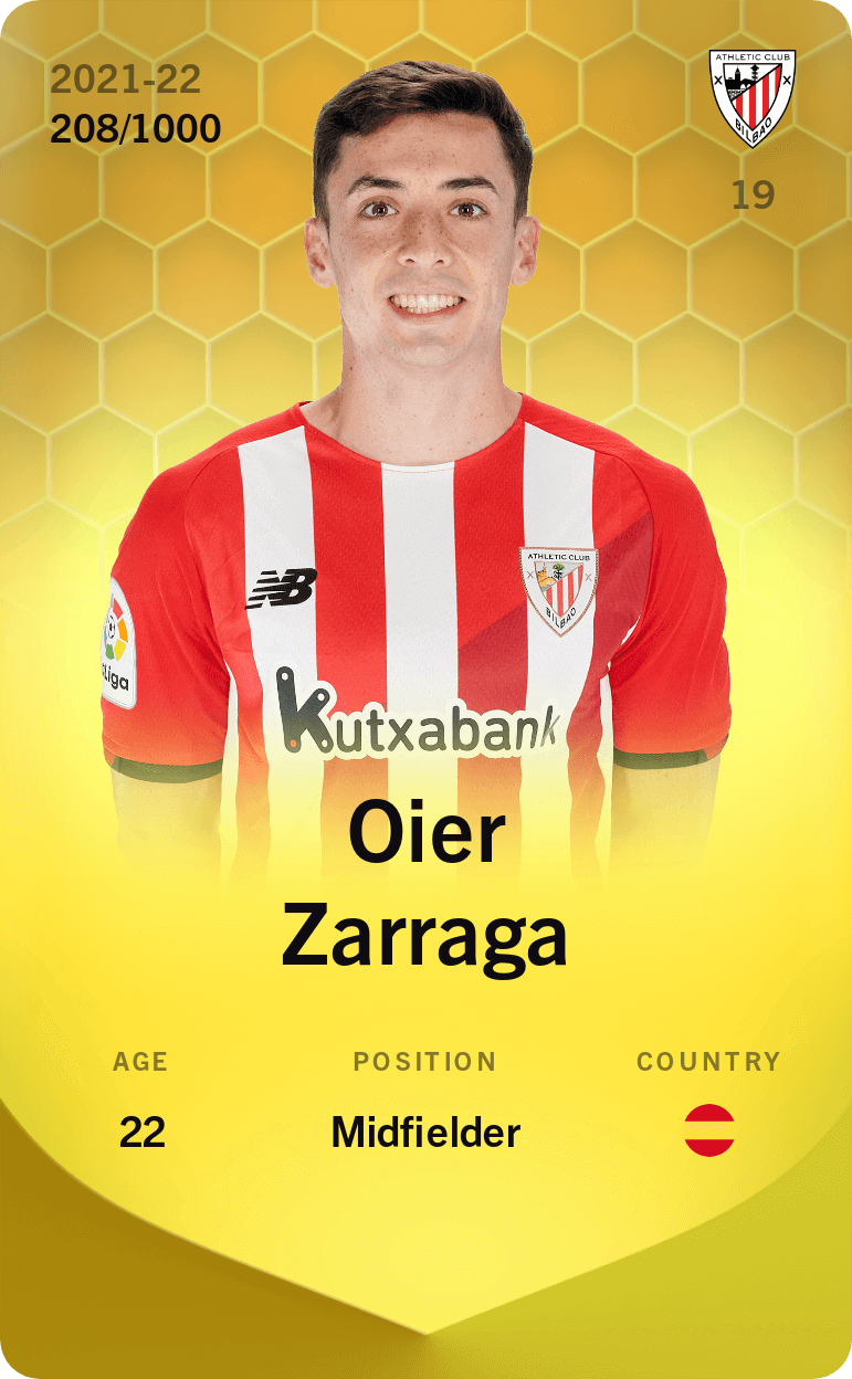 Oier Zarraga 2021-22 • Limited 208/1000