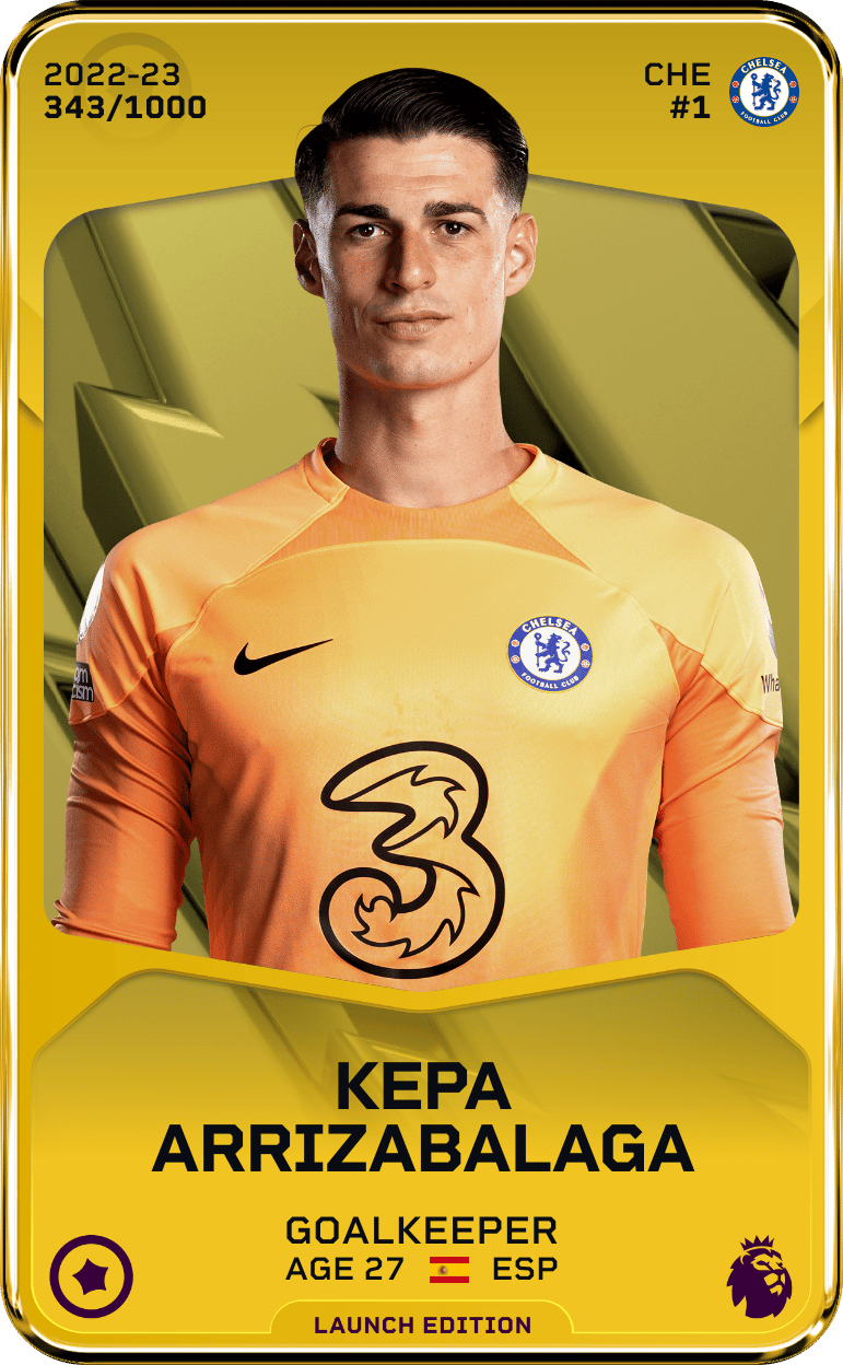 Kepa Arrizabalaga 2022-23 • Limited 343/1000