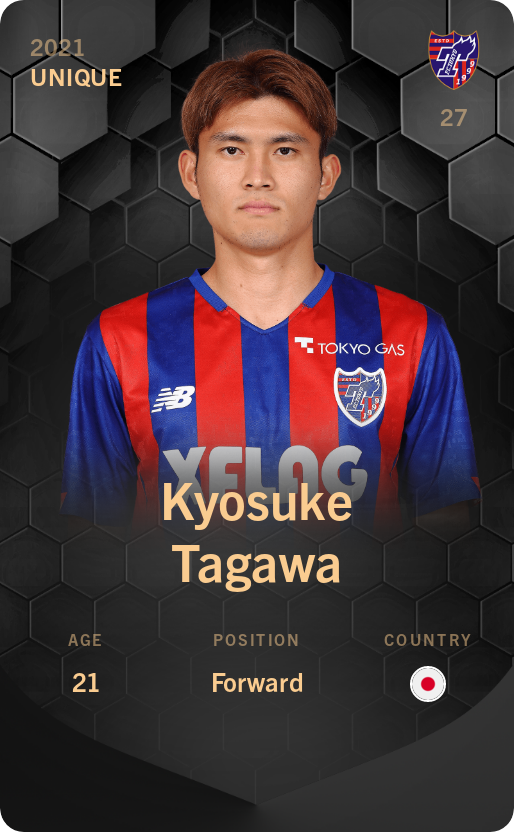 Sorare - Sorare Official - Kyosuke Tagawa 2021-22 • Unique - NFT # 42419232582210745859070234010296569298316574569655780638710322431092902975280