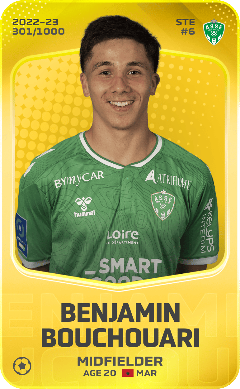 Benjamin Bouchouari 2022-23 • Limited 301/1000