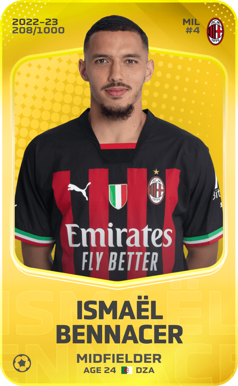 Ismaël Bennacer 2022-23 • Limited 208/1000