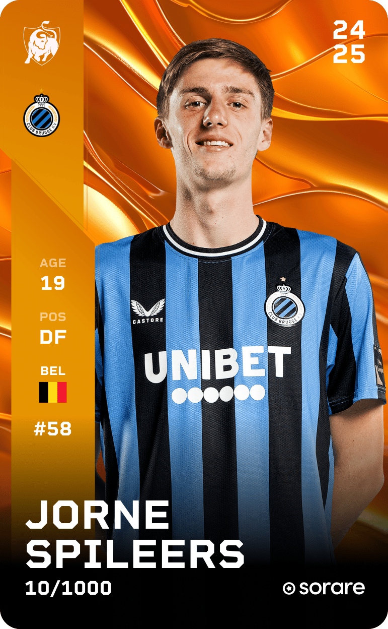 Jorne Spileers 2024-25 • Limited 10/1000