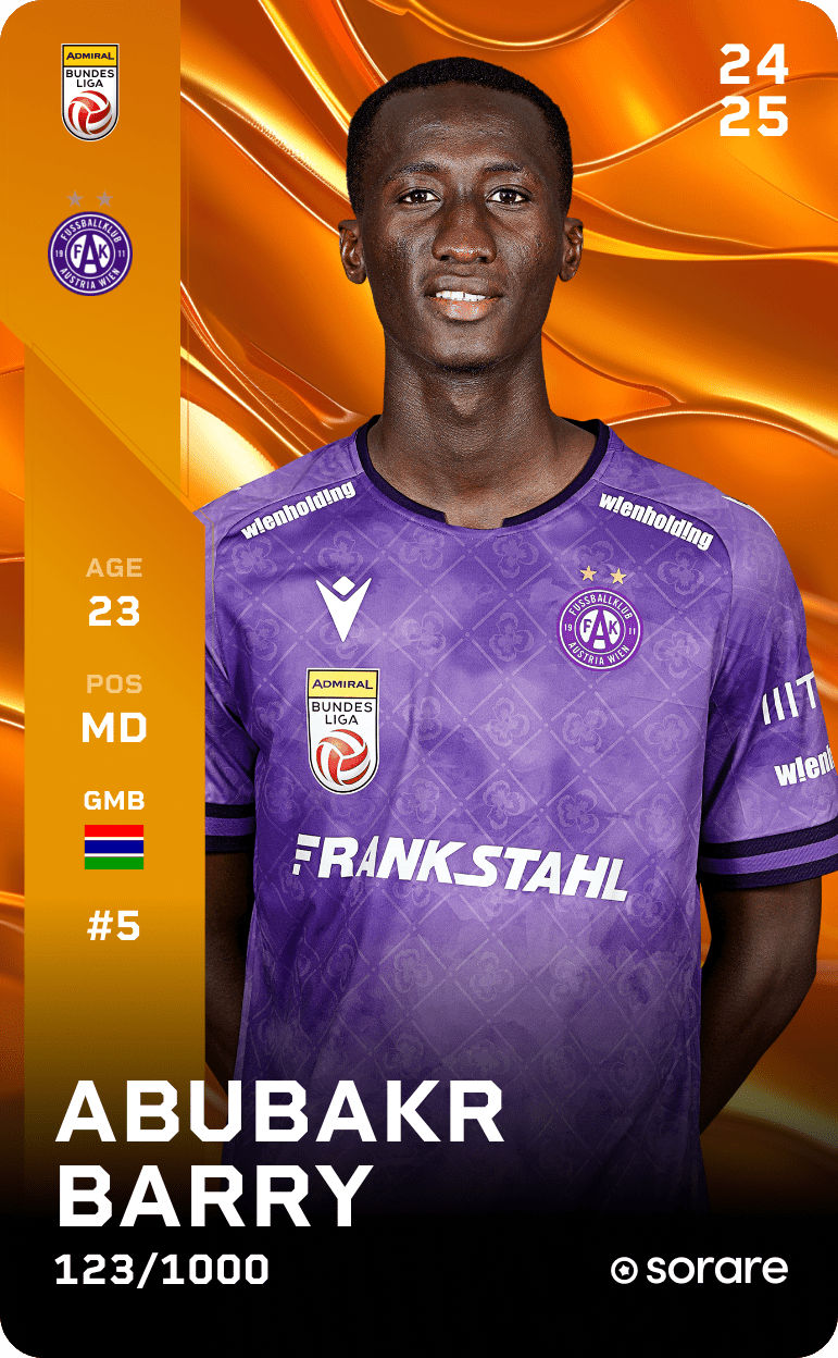 Abubakr Barry 2024-25 • Limited 123/1000