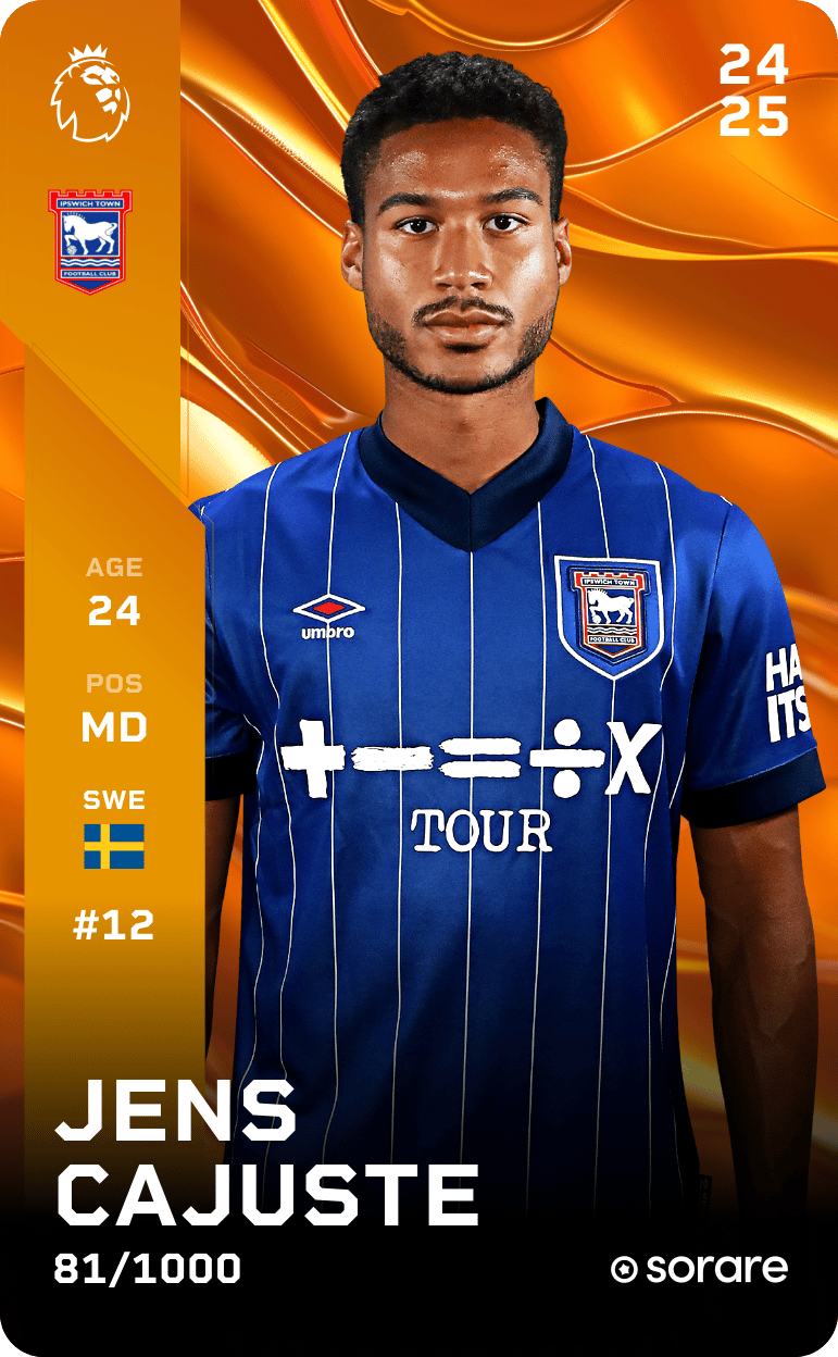 Jens Cajuste 2024-25 • Limited 81/1000