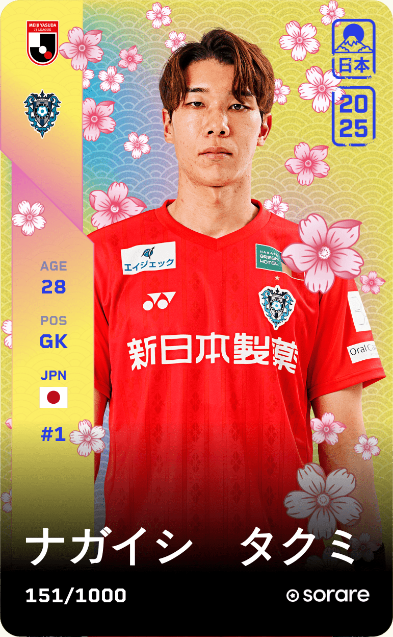 Takumi Nagaishi 2025-26 • Limited 151/1000