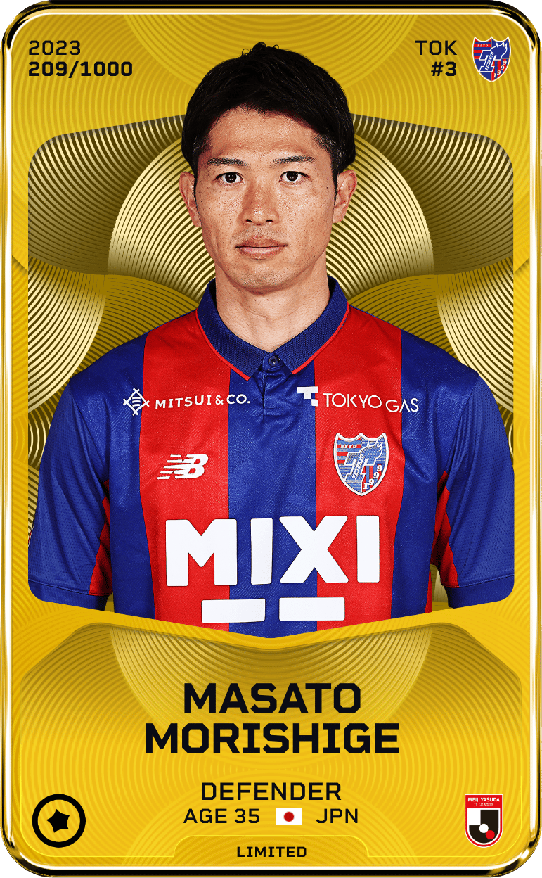 Masato Morishige 2023-24 • Limited 209/1000