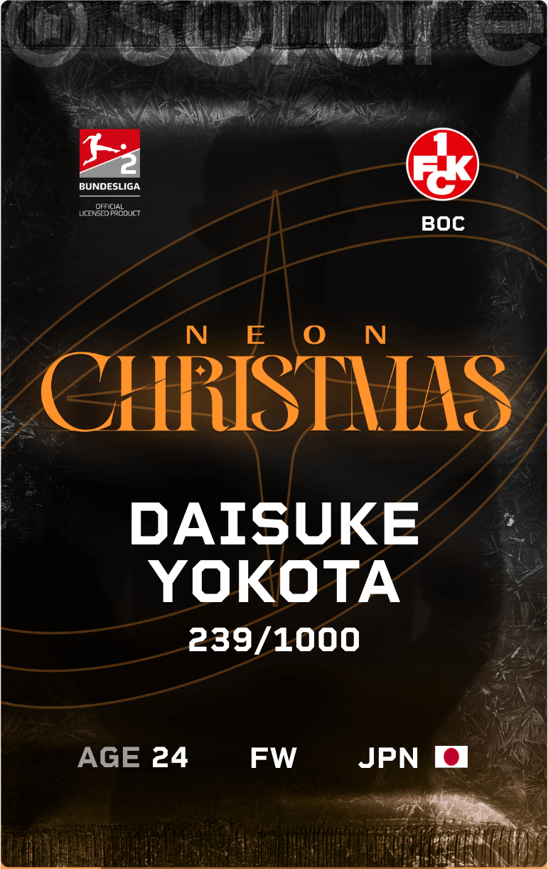 Daisuke Yokota 2024-25 • Limited 239/1000