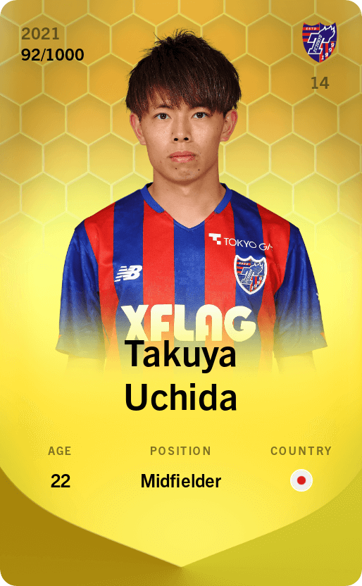 Takuya Uchida 2021-22 • Limited 92/1000