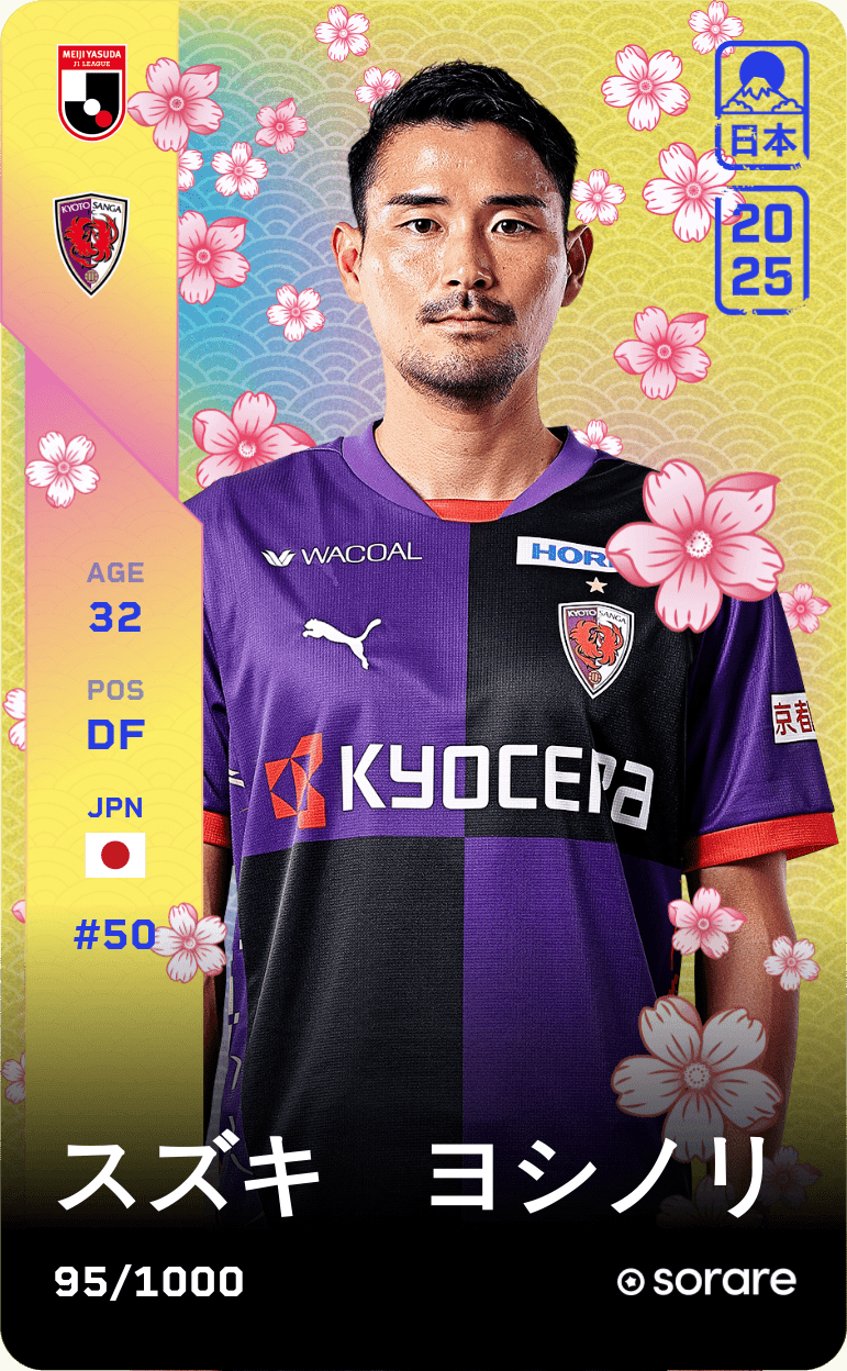 Yoshinori Suzuki 2025-26 • Limited 95/1000