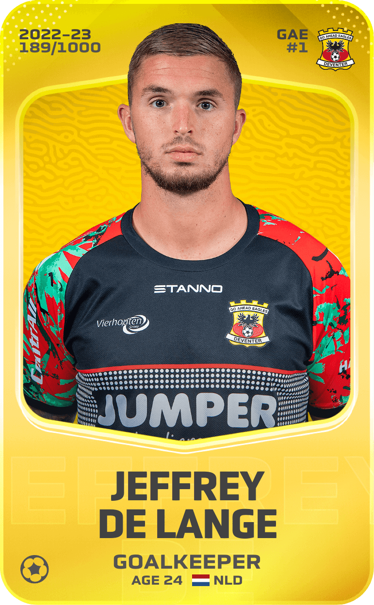 Jeffrey de Lange 2022-23 • Limited 189/1000