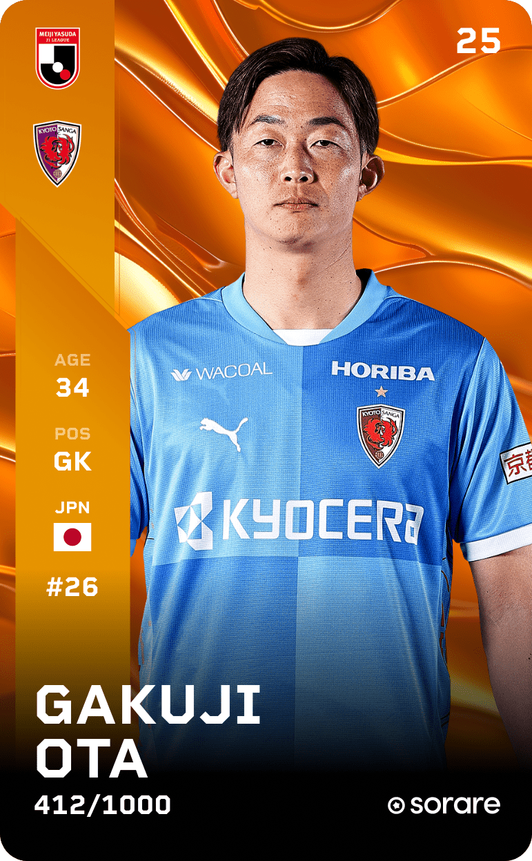 Gakuji Ota 2025-26 • Limited 412/1000