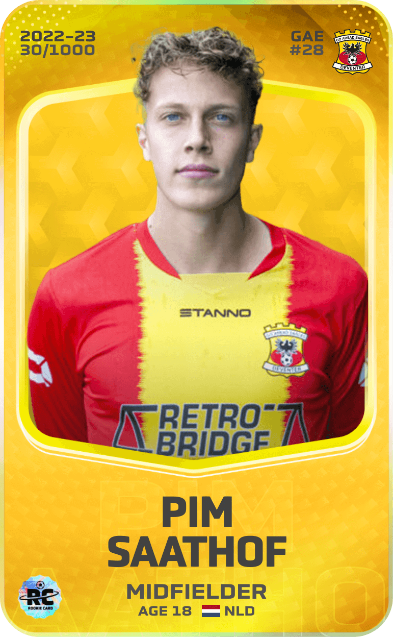 Pim Saathof 2022-23 • Limited 30/1000
