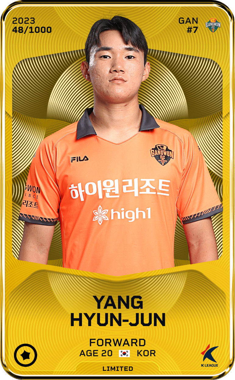 Yang Hyun-Jun 2023-24 • Limited 48/1000