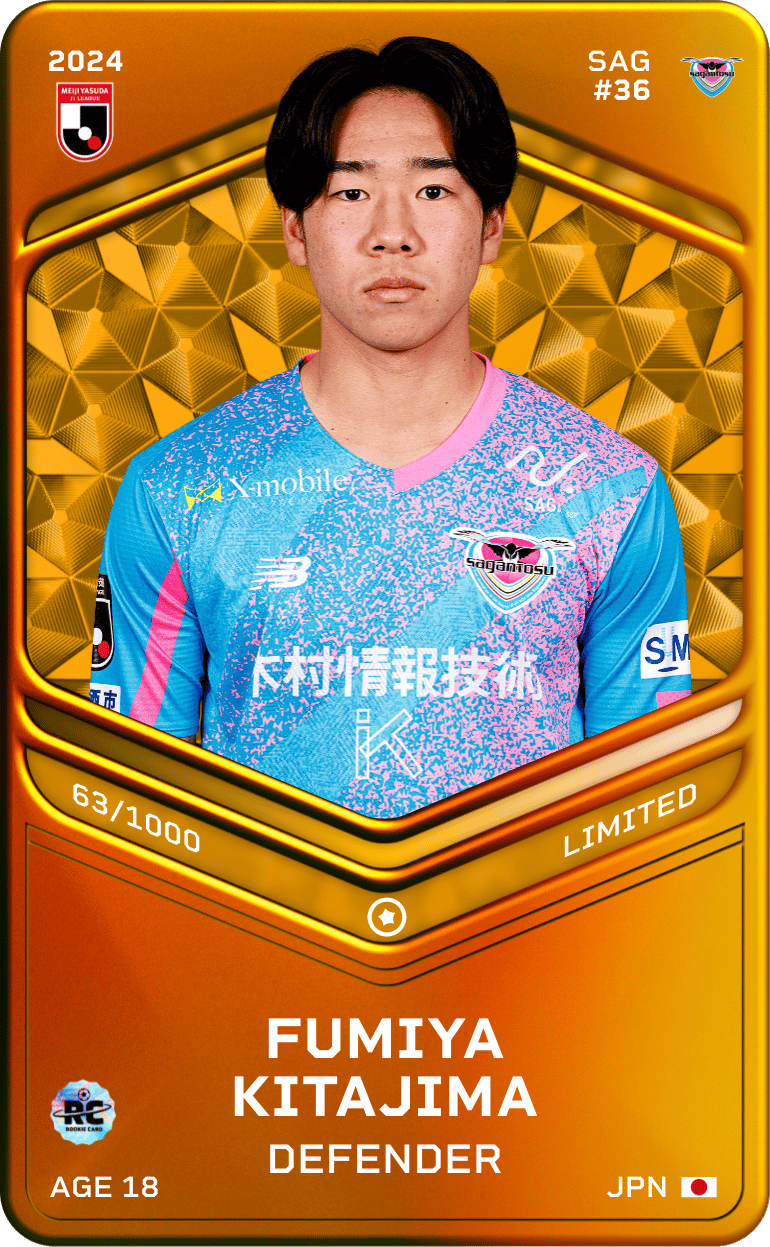 Fumiya Kitajima 2024-25 • Limited 63/1000