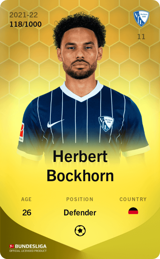Herbert Bockhorn 2021-22 • Limited 118/1000