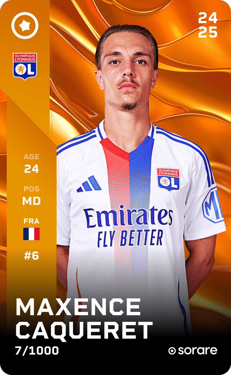 Maxence Caqueret 2024-25 • Limited 7/1000