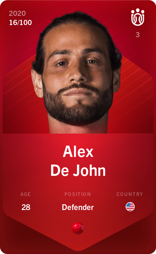 Sorare - Sorare Official - Alex De John 2020-21 • Rare 16/100 - NFT # 15167844660780205535555473522839180953933253755966466788864529471124502266213