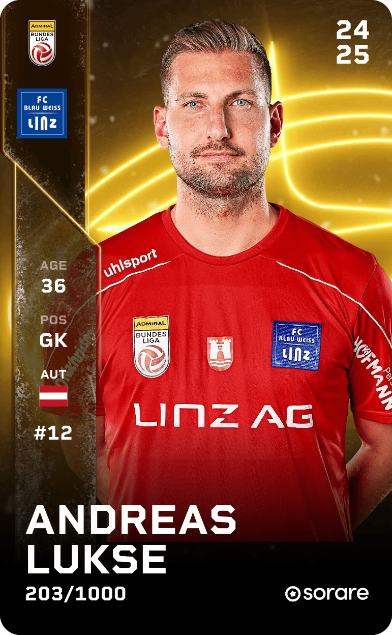 Andreas Lukse 2024-25 • Limited 203/1000