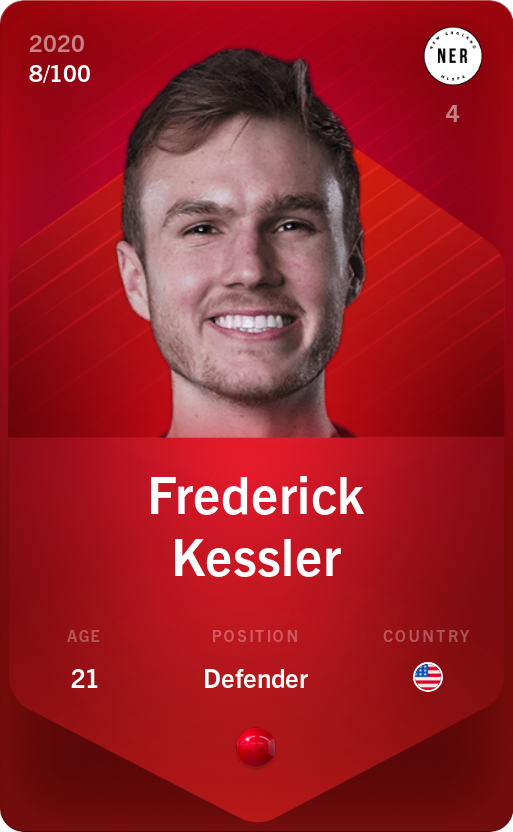 Sorare - Sorare Official - Frederick Kessler 2020-21 • Rare 8/100 - NFT # 7107728012453876639385645742758348588175218783822674510961836783982723970960
