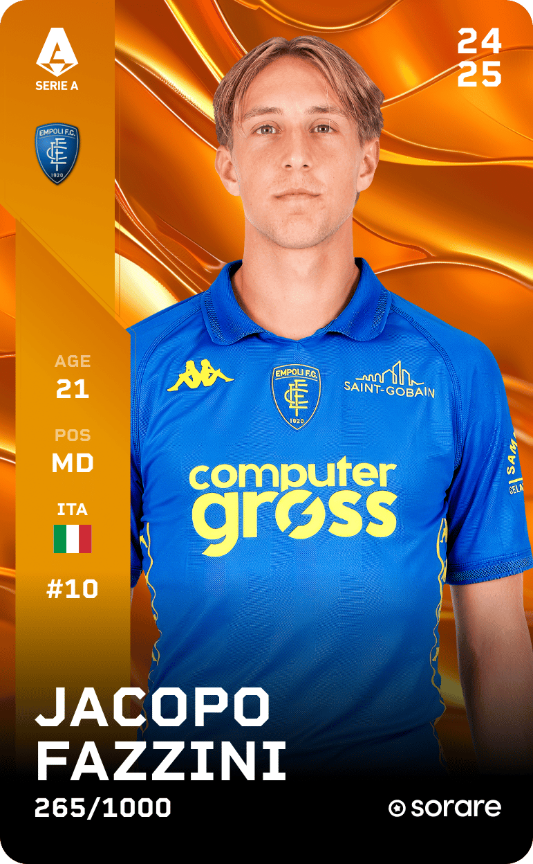Jacopo Fazzini 2024-25 • Limited 265/1000