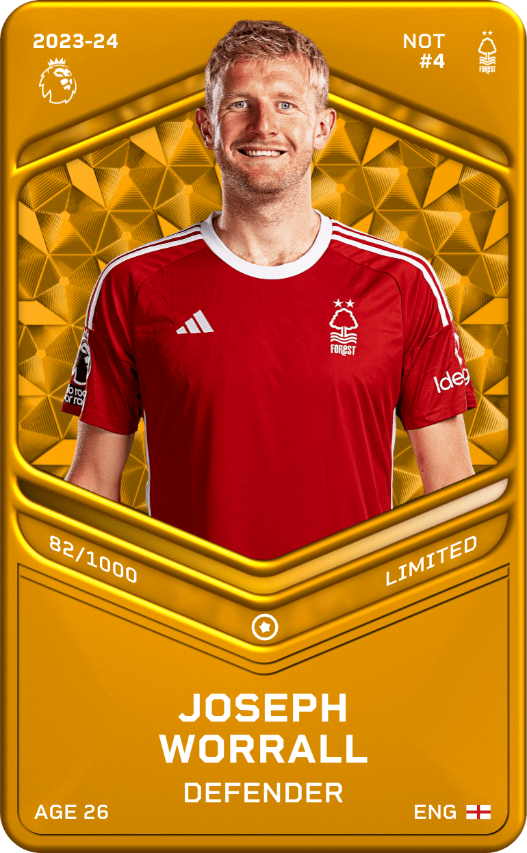 Joseph Worrall 2023-24 • Limited 82/1000