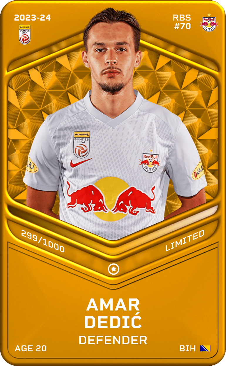 Amar Dedić 2023-24 • Limited 299/1000