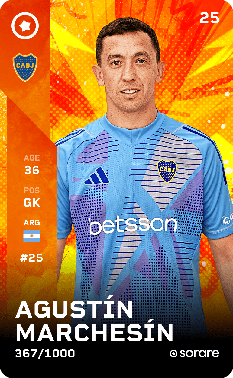 Agustín Marchesín 2025-26 • Limited 367/1000