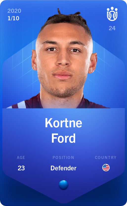 Sorare - Sorare Official - Kortne Ford 2020-21 • Super Rare 1/10 - NFT # 14187972051082545571114617606109415518371911304492414917603747510605792470546