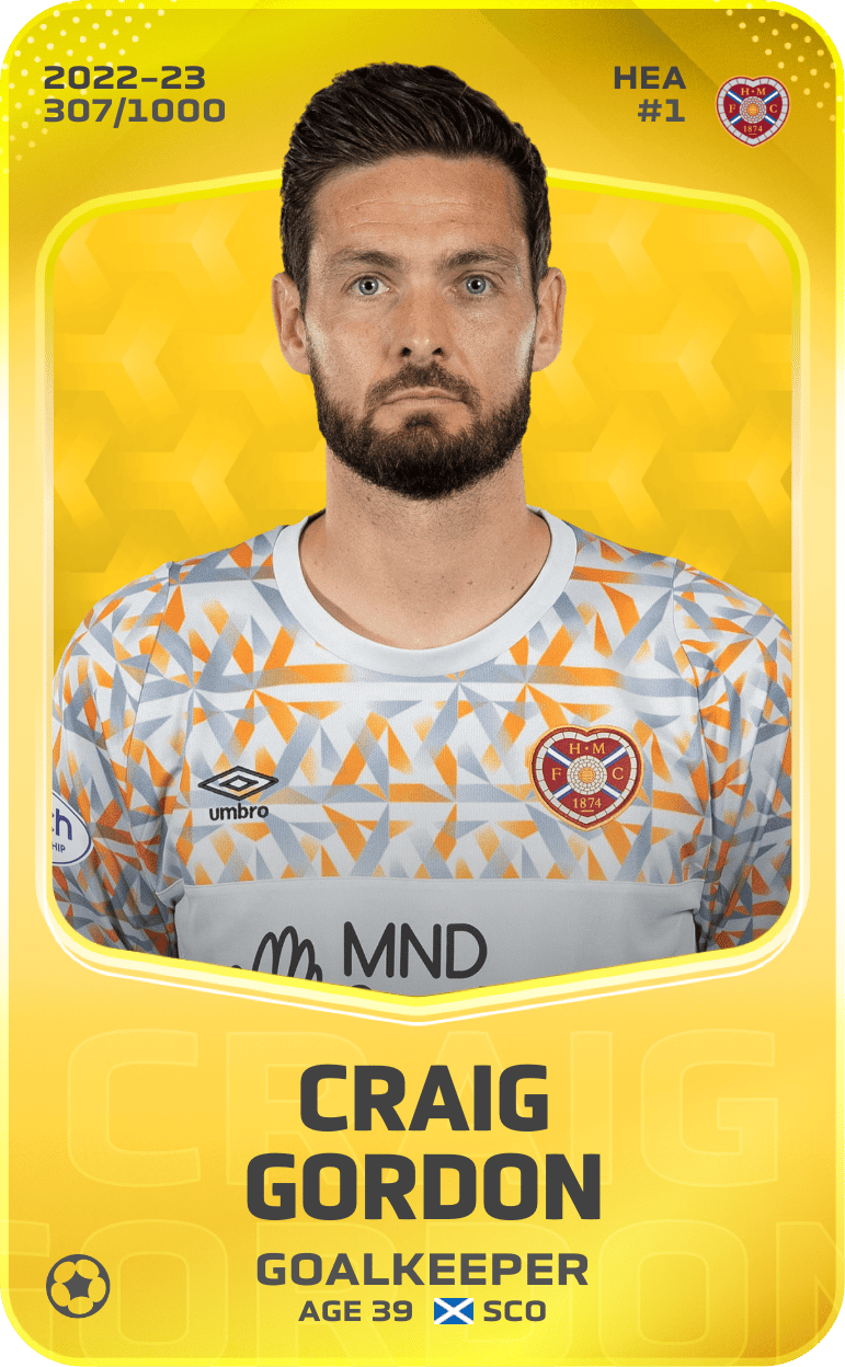Craig Gordon 2022-23 • Limited 307/1000