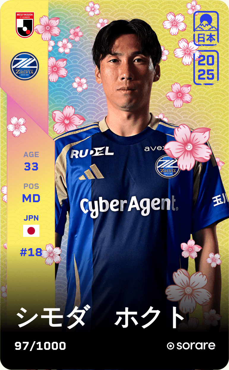 Hokuto Shimoda 2025-26 • Limited 97/1000
