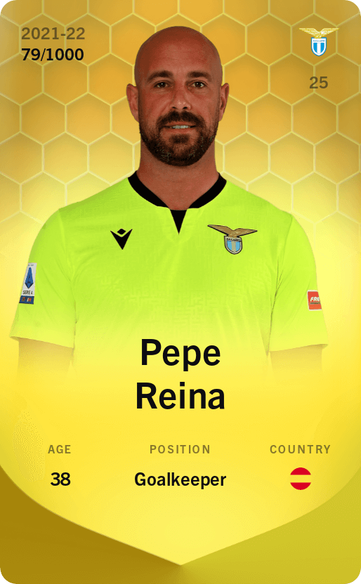 Pepe Reina 2021-22 • Limited 79/1000