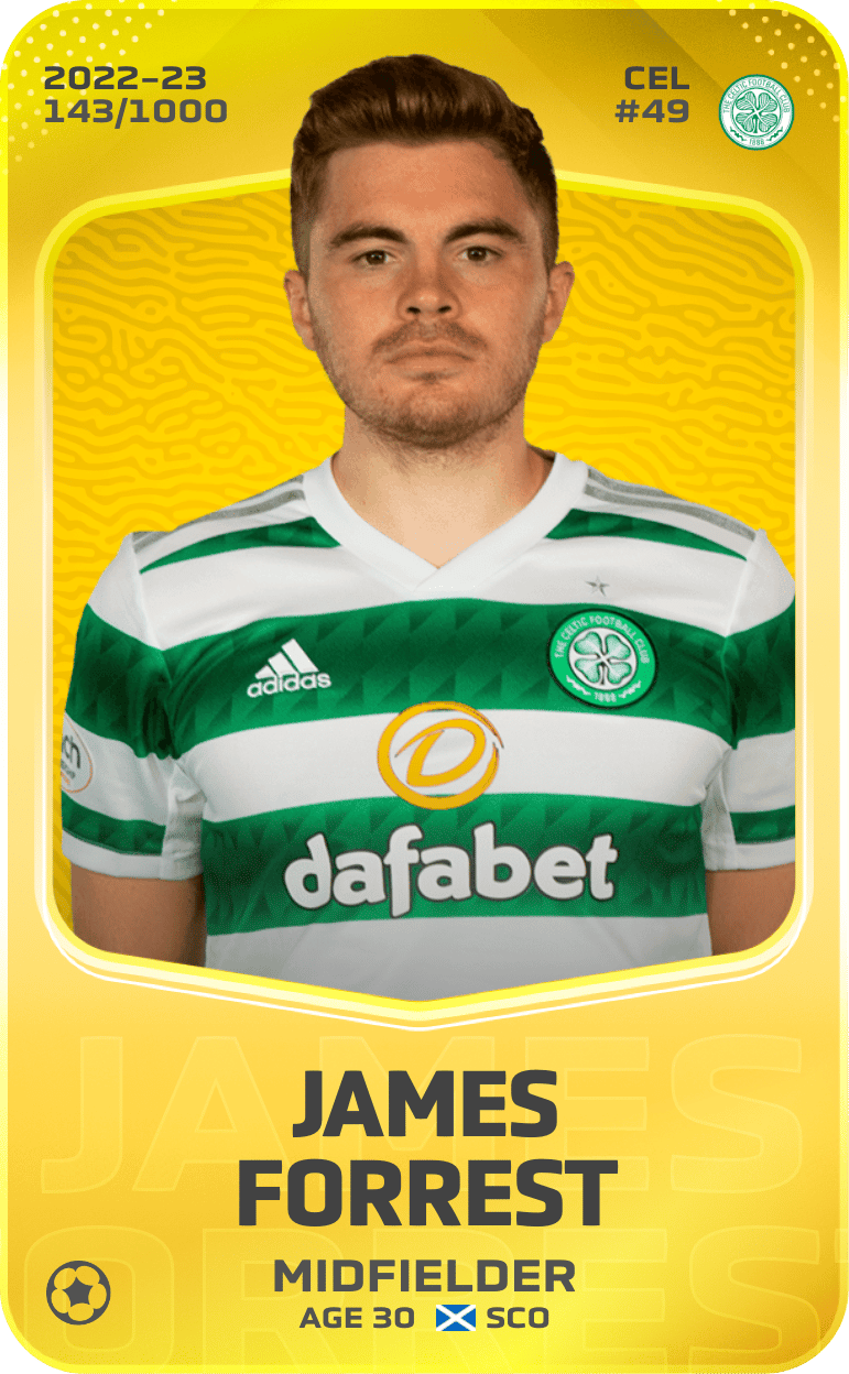 James Forrest 2022-23 • Limited 143/1000