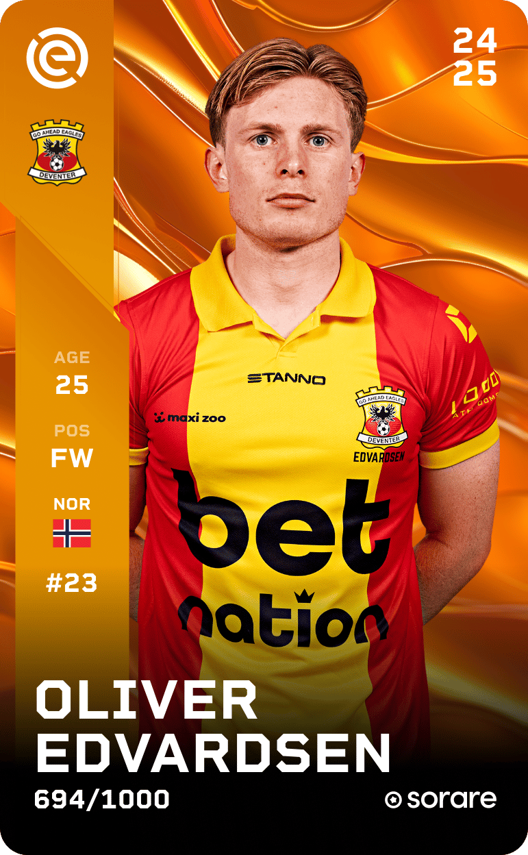 Oliver Edvardsen 2024-25 • Limited 694/1000