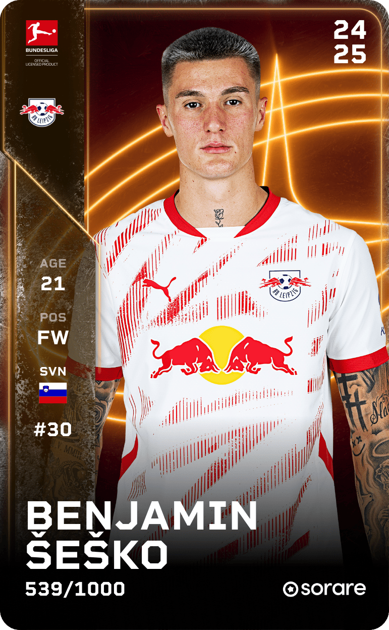 Benjamin Šeško 2024-25 • Limited 539/1000