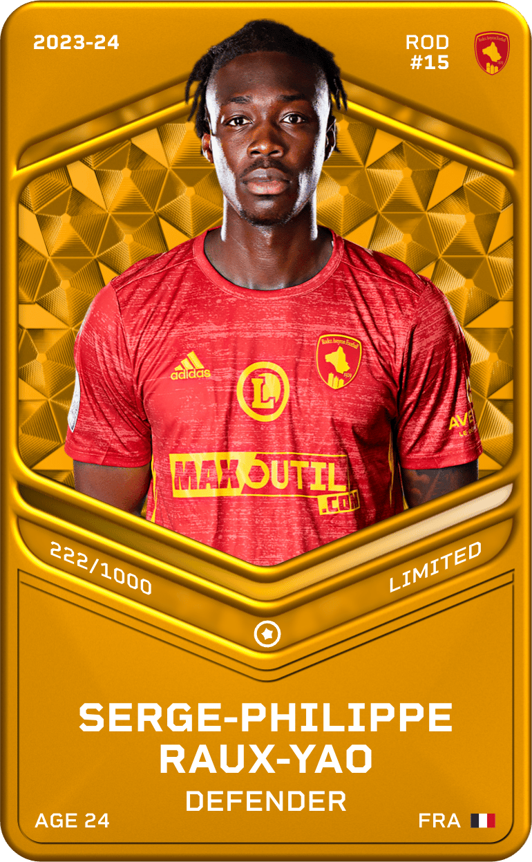 Serge-Philippe Raux-Yao 2023-24 • Limited 222/1000