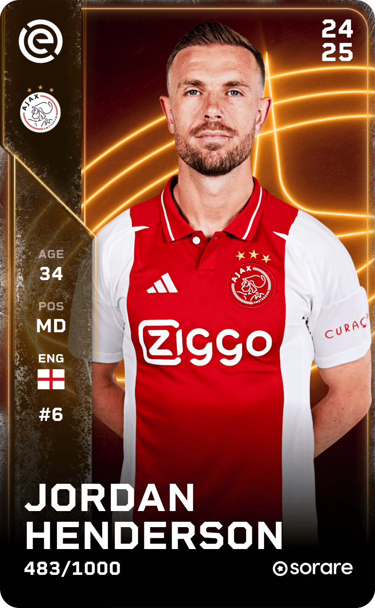 Jordan Henderson 2024-25 • Limited 483/1000