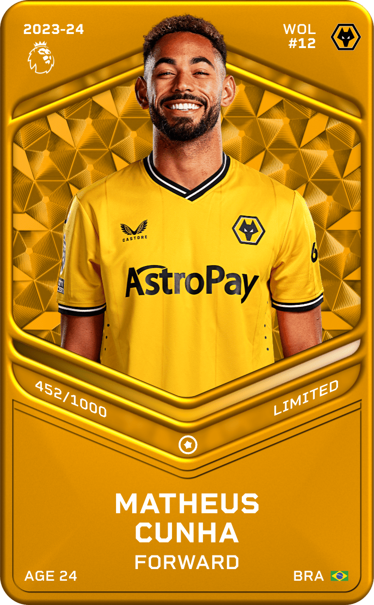 Matheus Cunha 2023-24 • Limited 452/1000