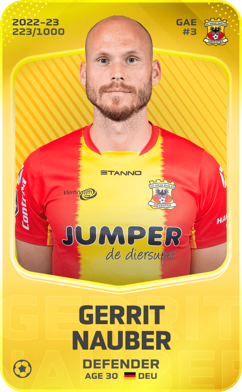 Gerrit Nauber 2022-23 • Limited 223/1000