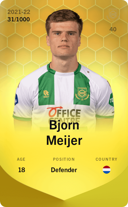 Bjorn Meijer 2021-22 • Limited 31/1000