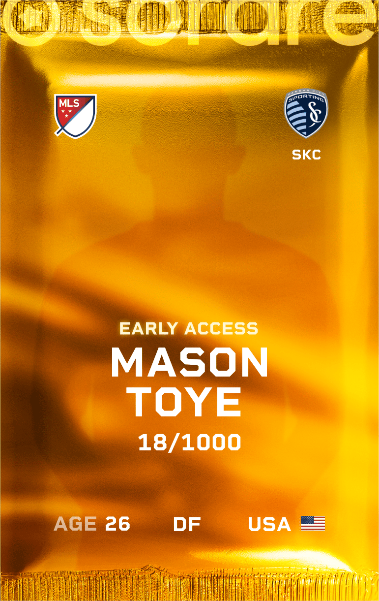 Mason Toye 2025-26 • Limited 18/1000