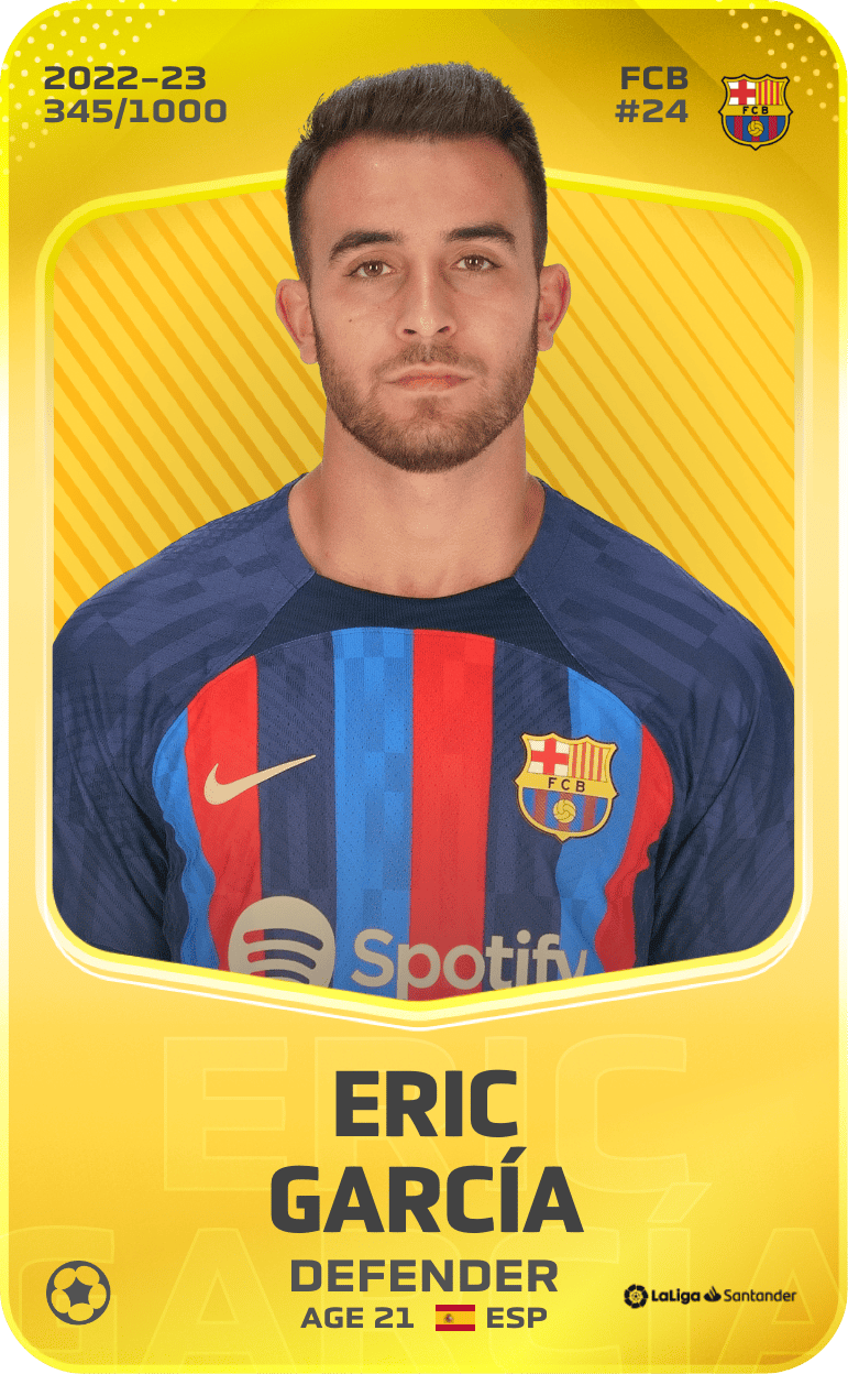 Eric García 2022-23 • Limited 345/1000