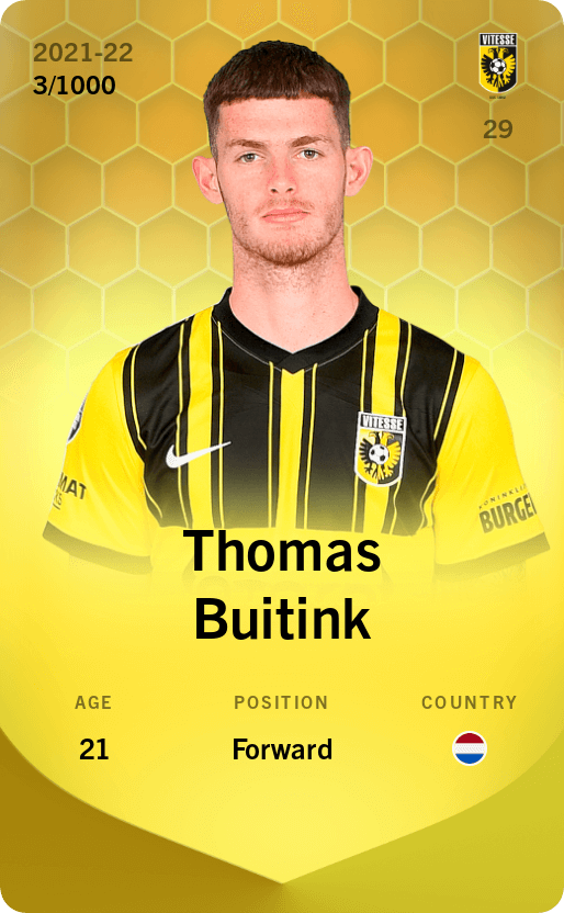 Thomas Buitink 2021-22 • Limited 3/1000